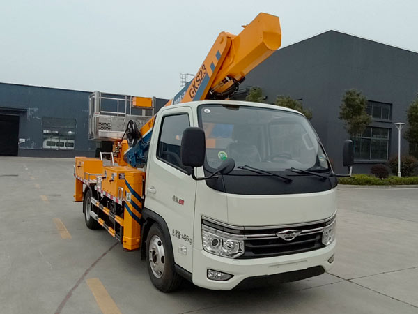 藍(lán)牌福田23米伸縮臂式高空作業(yè)車推薦